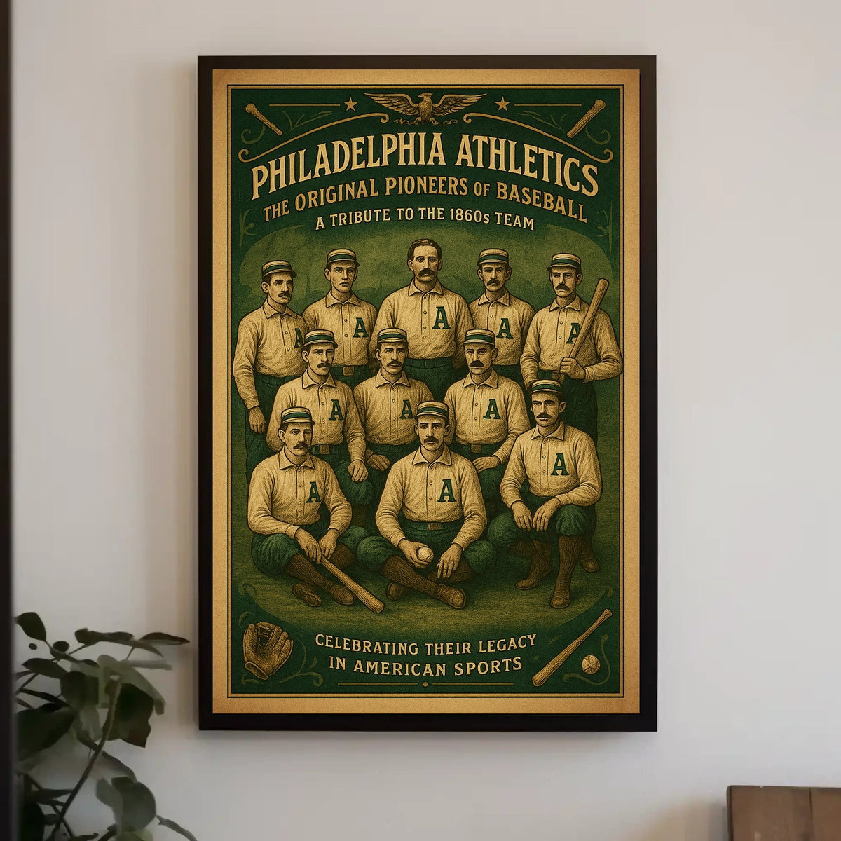 Philadelphia Athletics A Tribute To Poster
