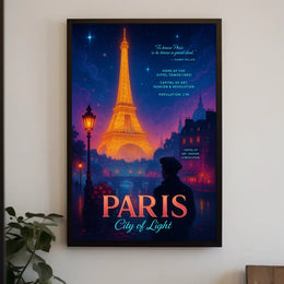 Paris City of Light Poster
