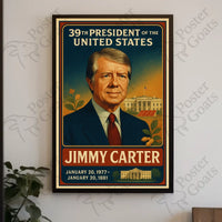 Jimmy Carter Historical Presidential Poster