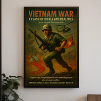 Vietnam War Retrospective Wall Art Print