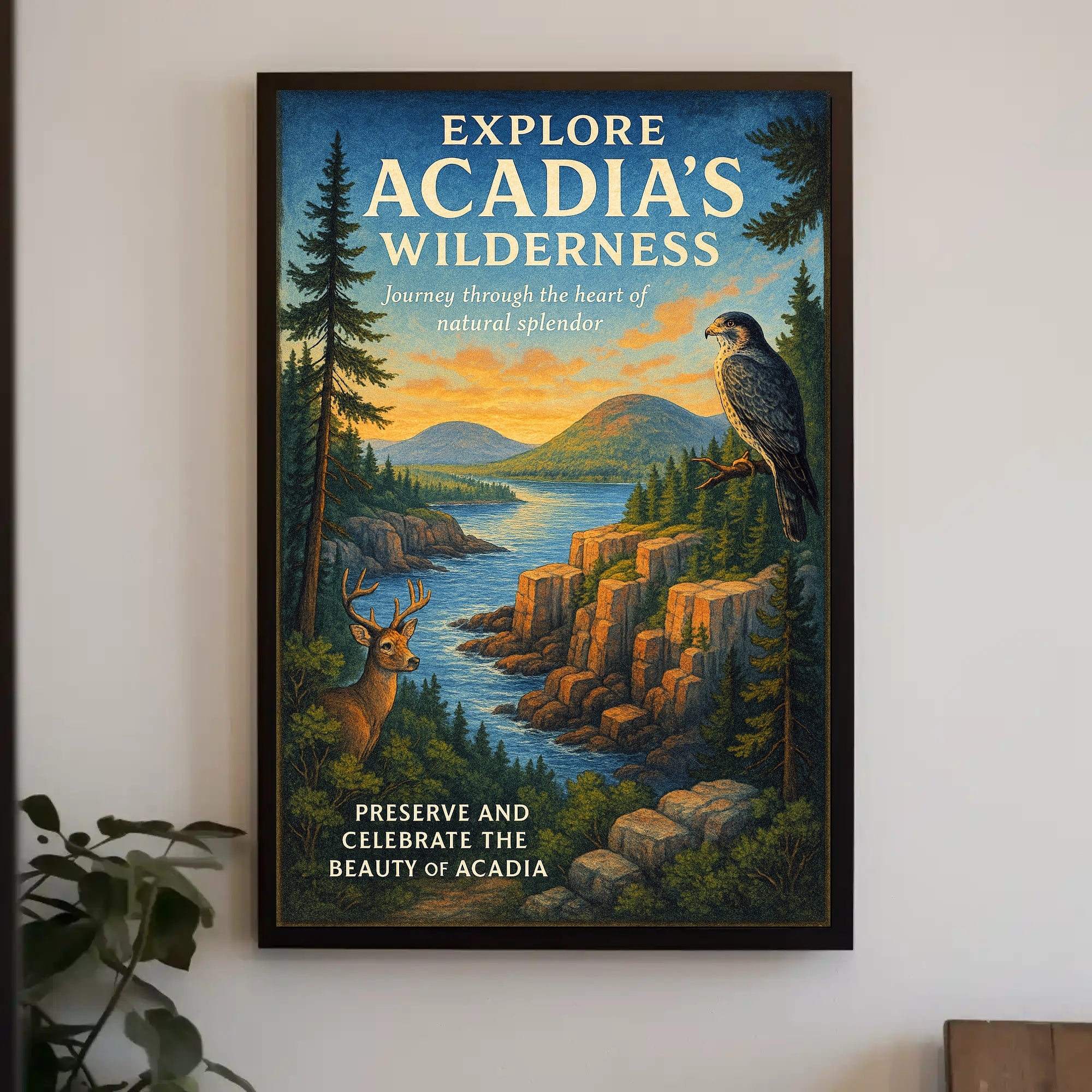 Explore Acadia's Wilderness Poster PosterGoat