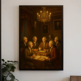 Founding Fathers Gathering Poster