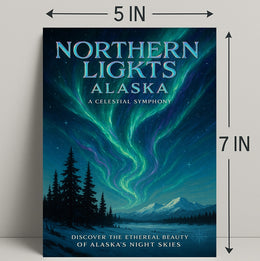 Northern Lights Alaska Poster PosterGoat