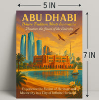 Abu Dhabi: Fusion of Tradition and Innovation Urban Poster