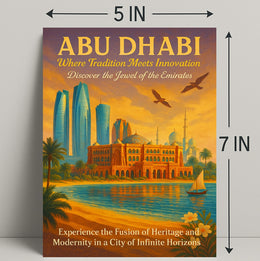 Abu Dhabi: Fusion of Tradition and Innovation Urban Poster