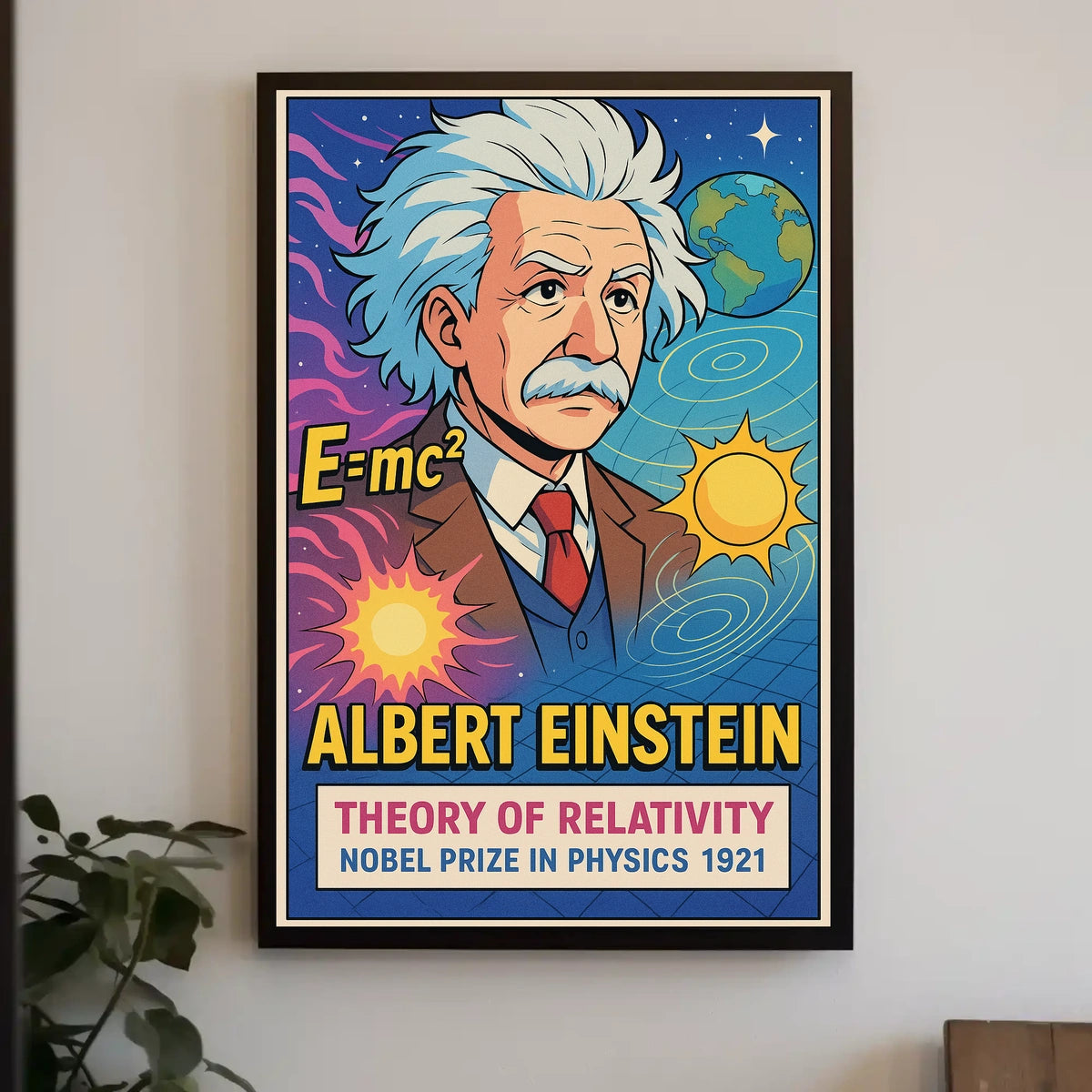 Albert Einstein Theory Of Relativity Poster