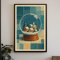 Winter Wonderland In A Snow Globe Poster