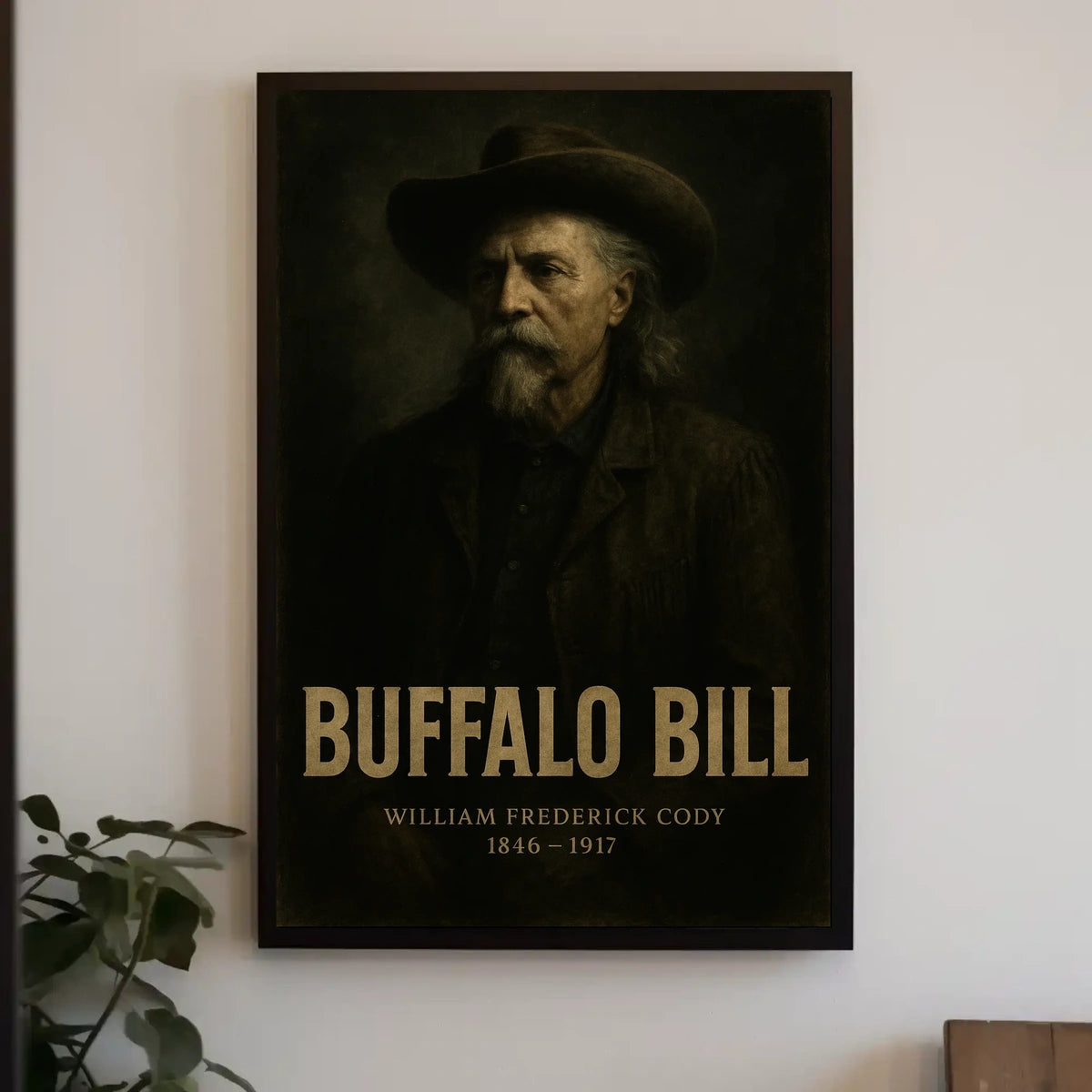 Buffalo Bill Vintage American West Heritage Poster