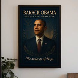 Barack Obama: A Complete Presidential Journey Historical Poster
