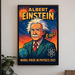 Albert Einstein Nobel Prize In Physics Poster