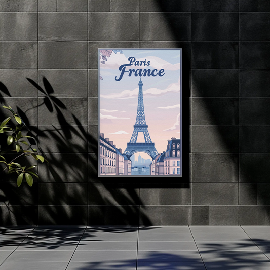 Paris France – Eiffel Tower at Sunset