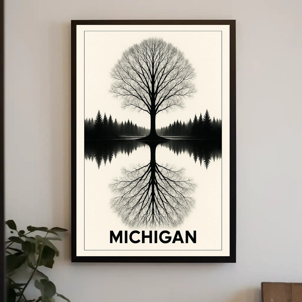 Michigan Reflection Poster