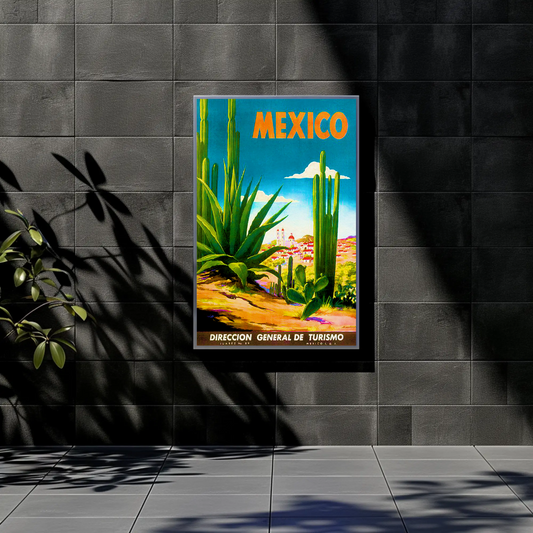 Vintage Mexico Travel Poster