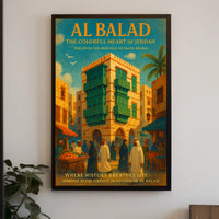 Al Balad The Colorful Heart Of Jeddah Poster