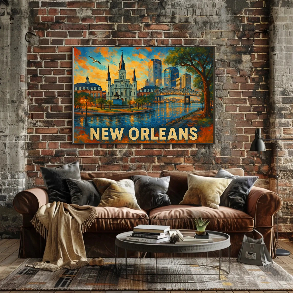 New Orleans Skyline Poster