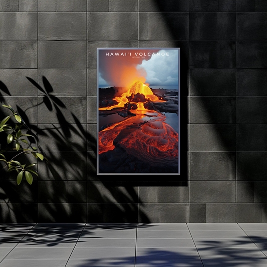 Hawaii Volcanoes National Park Poster