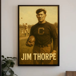 Jim Thorpe Legendary Athlete Poster