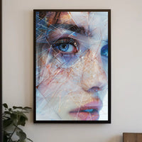 Mystical Medieval Cloaked Figure Fantasy Art Poster PosterGoat