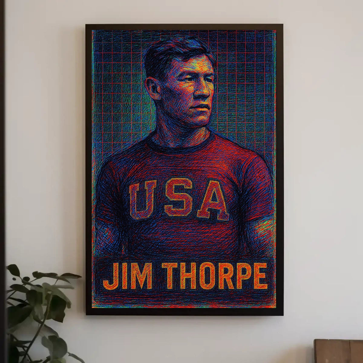 Jim Thorpe Tribute Poster