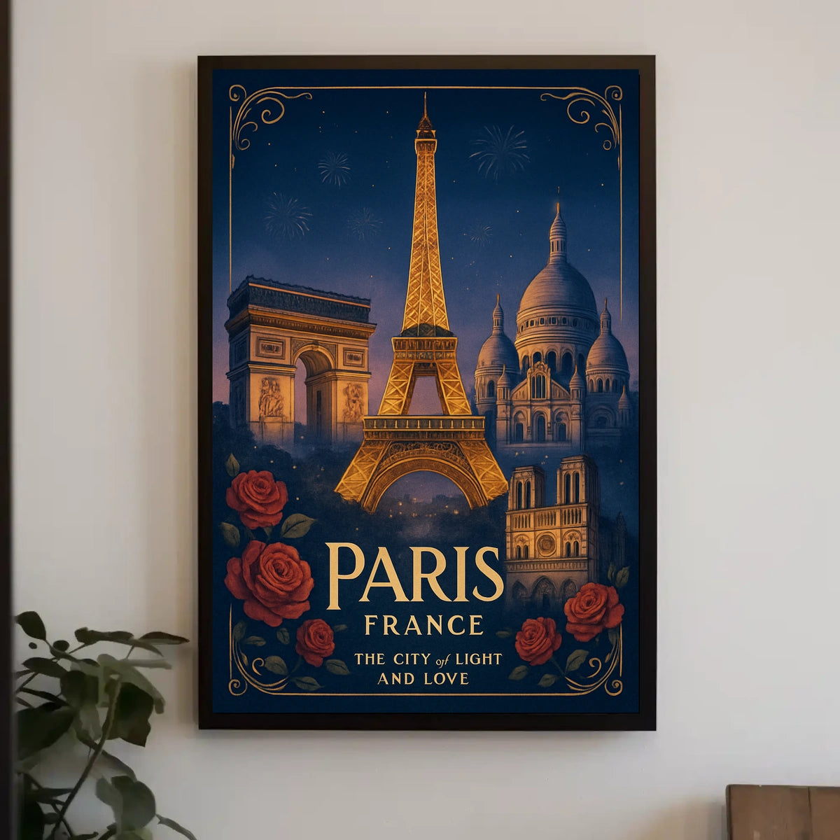 Paris The City of Light and Love Poster