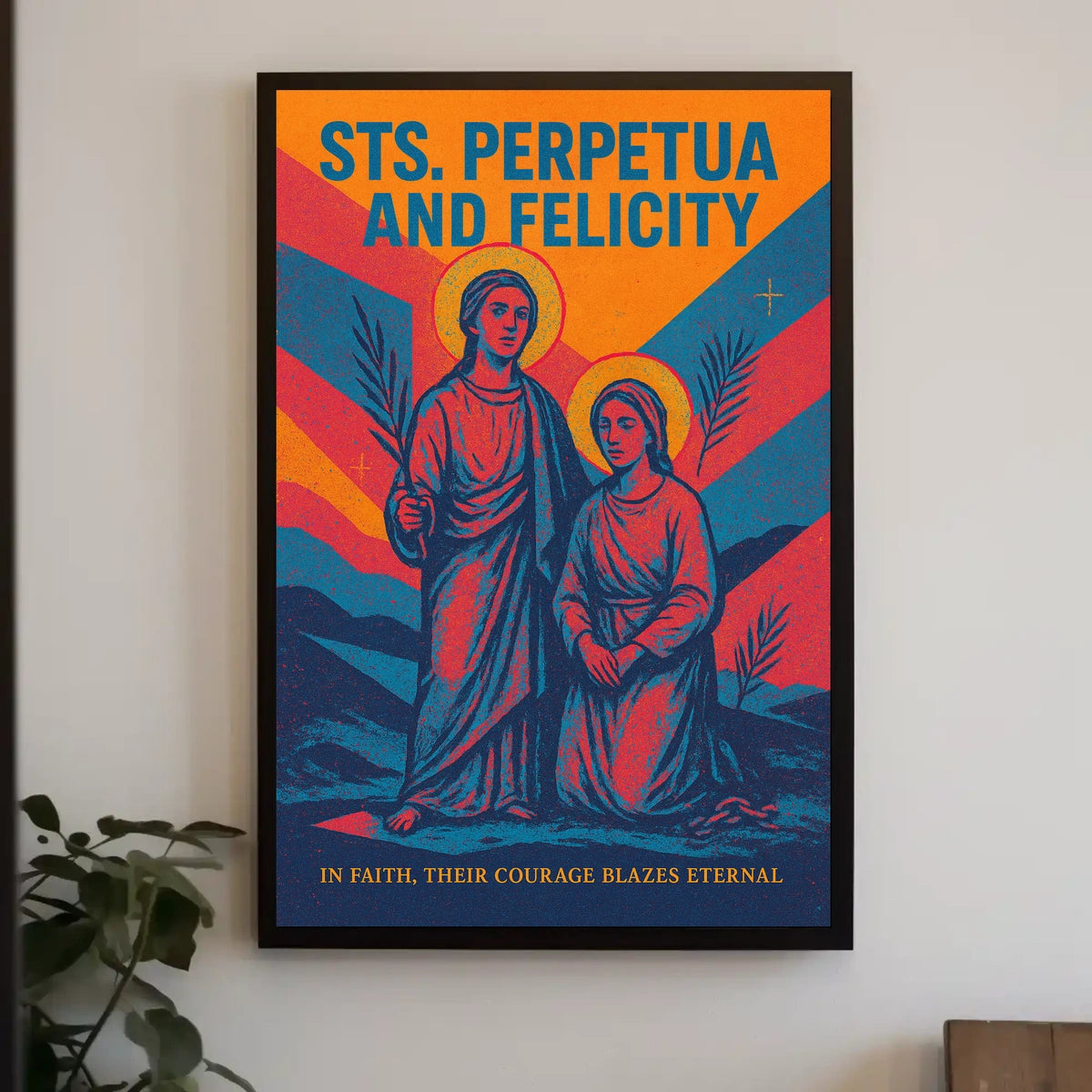Saints Perpetua and Felicity Poster