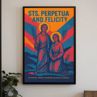 Saints Perpetua and Felicity Poster
