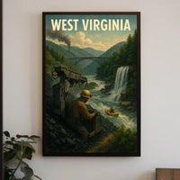 West Virginia Landscape Poster