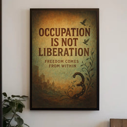 Freedom Within: Vintage Liberation Art Poster