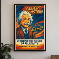 Albert Einstein Theory Of Relativity Poster