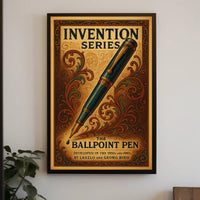 The Ballpoint Pen Invention Series Poster