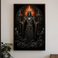 Dark Fantasy Sorcerer Gothic Art Poster Print