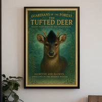Guardians of the Forest The Tufted Deer Poster