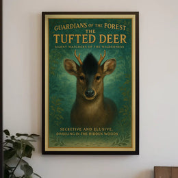 Guardians of the Forest The Tufted Deer Poster
