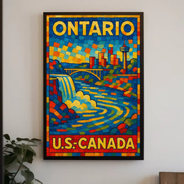 Ontario U.S.-Canada Connection Poster