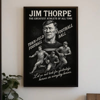Jim Thorpe The Greatest Athlete of All Time Poster