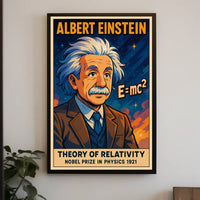 Albert Einstein Theory Of Relativity Poster