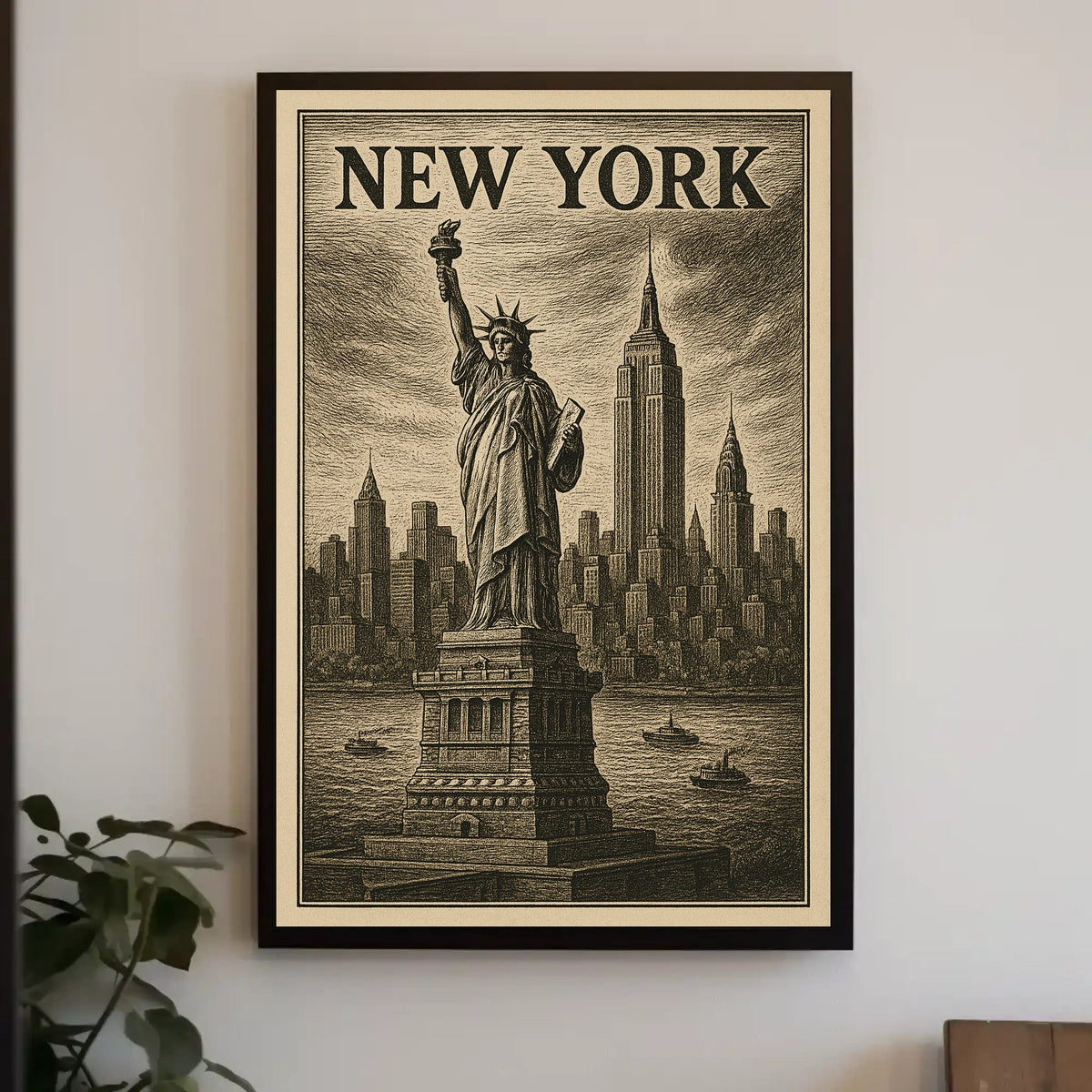 New York Skyline Poster