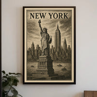 New York Skyline Poster
