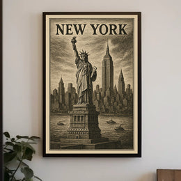 New York Skyline Poster