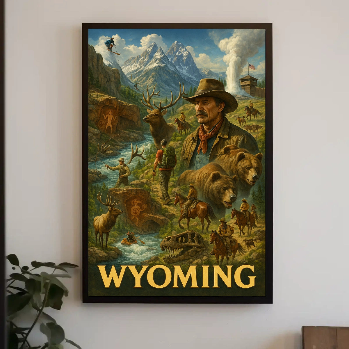 Wyoming Wilderness Adventure Poster