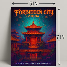 Forbidden City Enchantment in Cultural or Heritage Poster