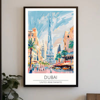 Dubai Cityscape Poster PosterGoat