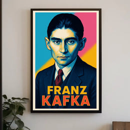 Franz Kafka Portrait Poster