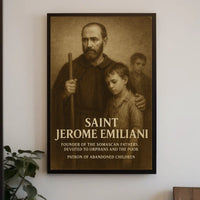 Saint Jerome Emiliani Patron Of Poster
