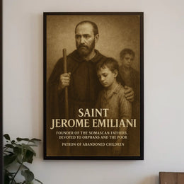 Saint Jerome Emiliani Patron Of Poster