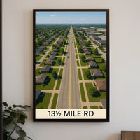 13½ Mile Road Poster