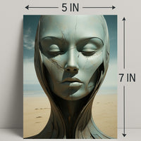 Ethereal Serenity In The Desert Poster