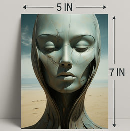 Ethereal Serenity In The Desert Poster
