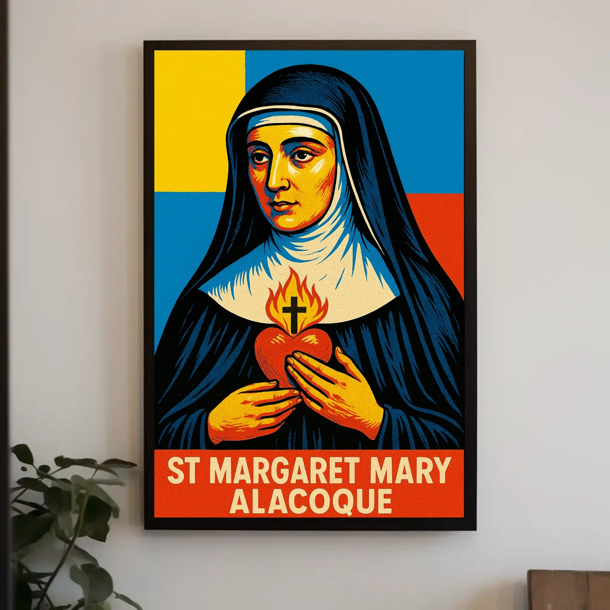 St. Margaret Mary Alacoque Poster