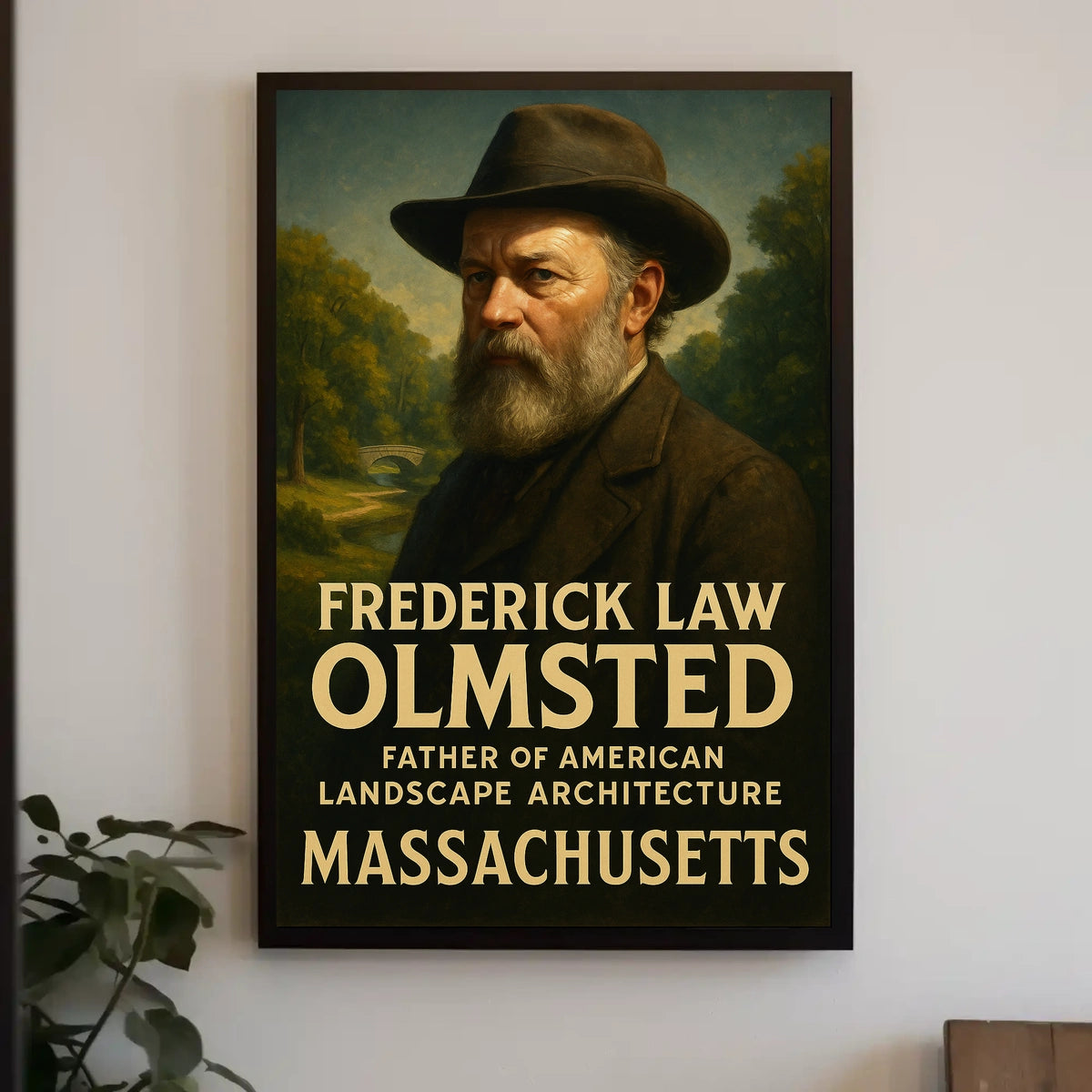 Frederick Law Olmsted Father Of Poster